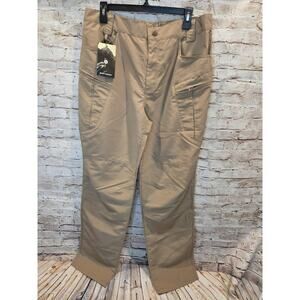 Men’s Tactical Tan Outdoor/Hiking Pants, Lots Of Pockets, Quick-Dry Size XL